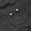 Orslow Black Denim Western Shirt - Thumbnail 4