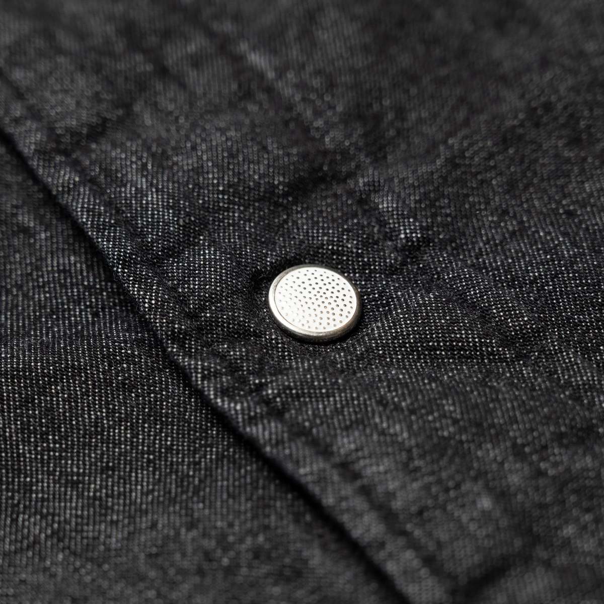 Orslow Black Denim Western Shirt - Image 5 of 10