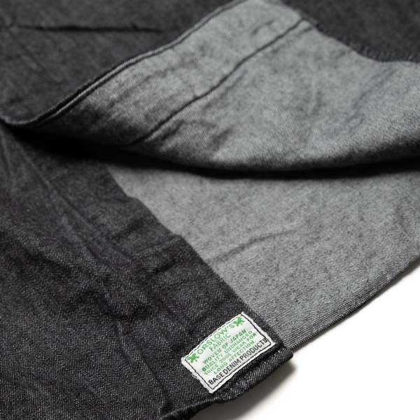 Orslow Black Denim Western Shirt