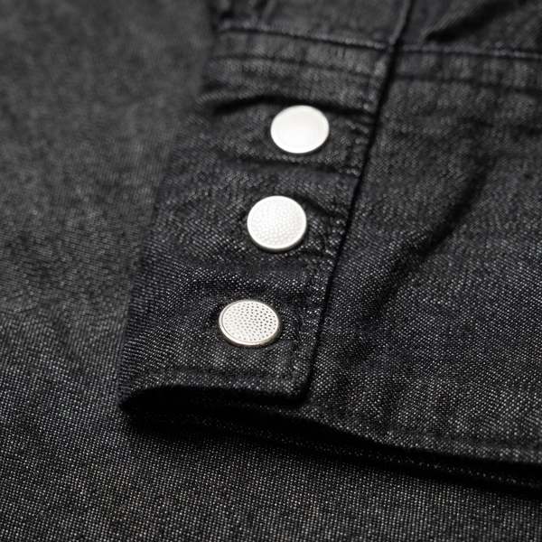 Orslow Black Denim Western Shirt