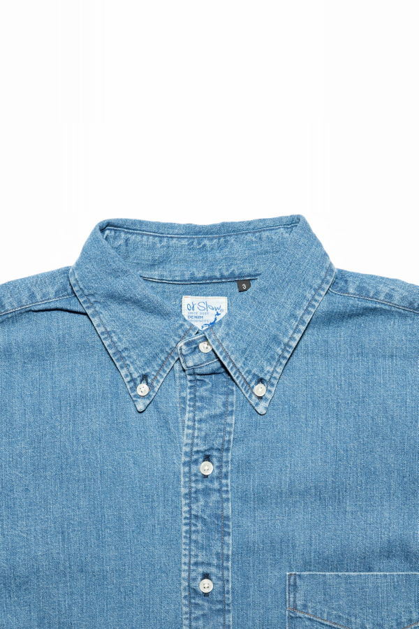 Orslow Denim Button Down Shirt