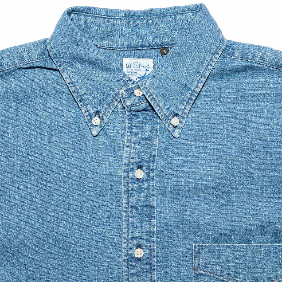 Orslow Denim Button Down Shirt - Image 2 of 8