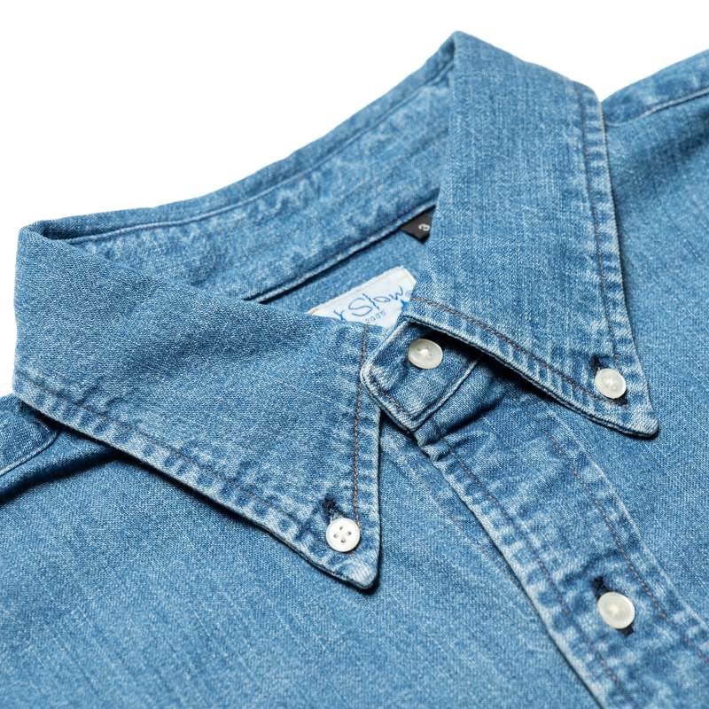 Orslow Denim Button Down Shirt