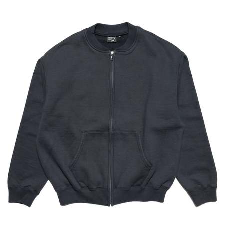 Auralee Heavy BD Sweat Cardigan - Black | Garmentory
