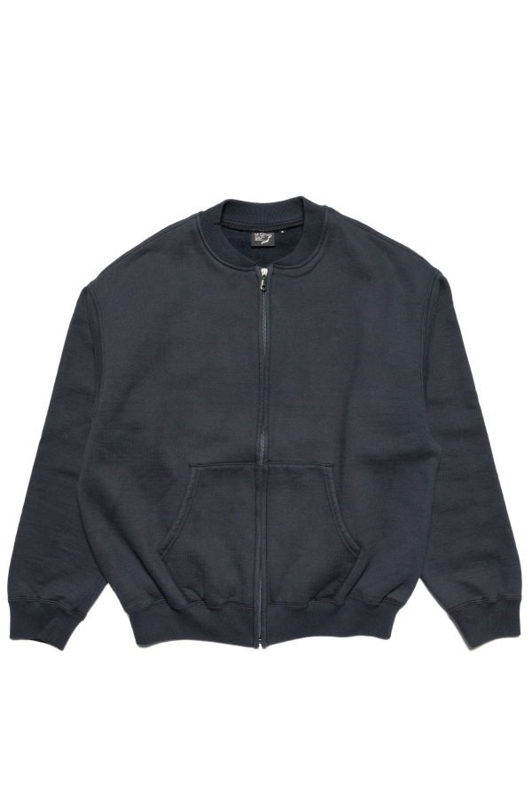 Orslow Front Zip Densely Knit Sweatshirt