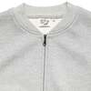 Orslow Front Zip Densely Knit Sweatshirt - Heather Grey - Thumbnail 2