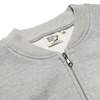 Orslow Front Zip Densely Knit Sweatshirt - Heather Grey - Thumbnail 3