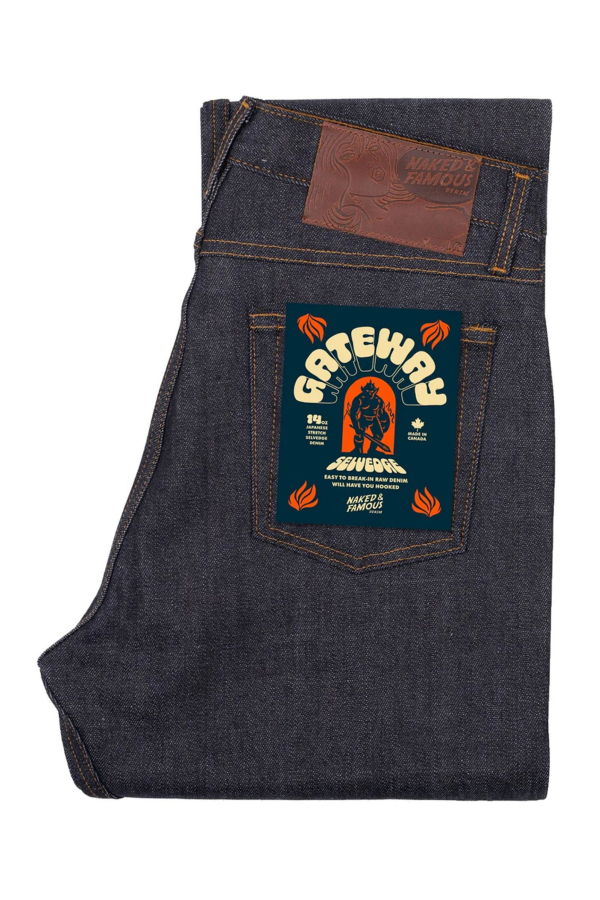 Naked & Famous True Guy 14.3oz Gateway Selvedge Jeans - Indigo