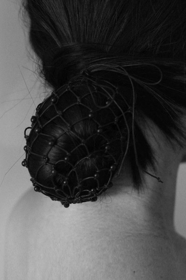 Annika Inez Beaded Chignon Net Hair Net