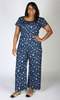 Birds of North America Whinchat Gatherer Jumpsuit - Navy Blue - Thumbnail 3