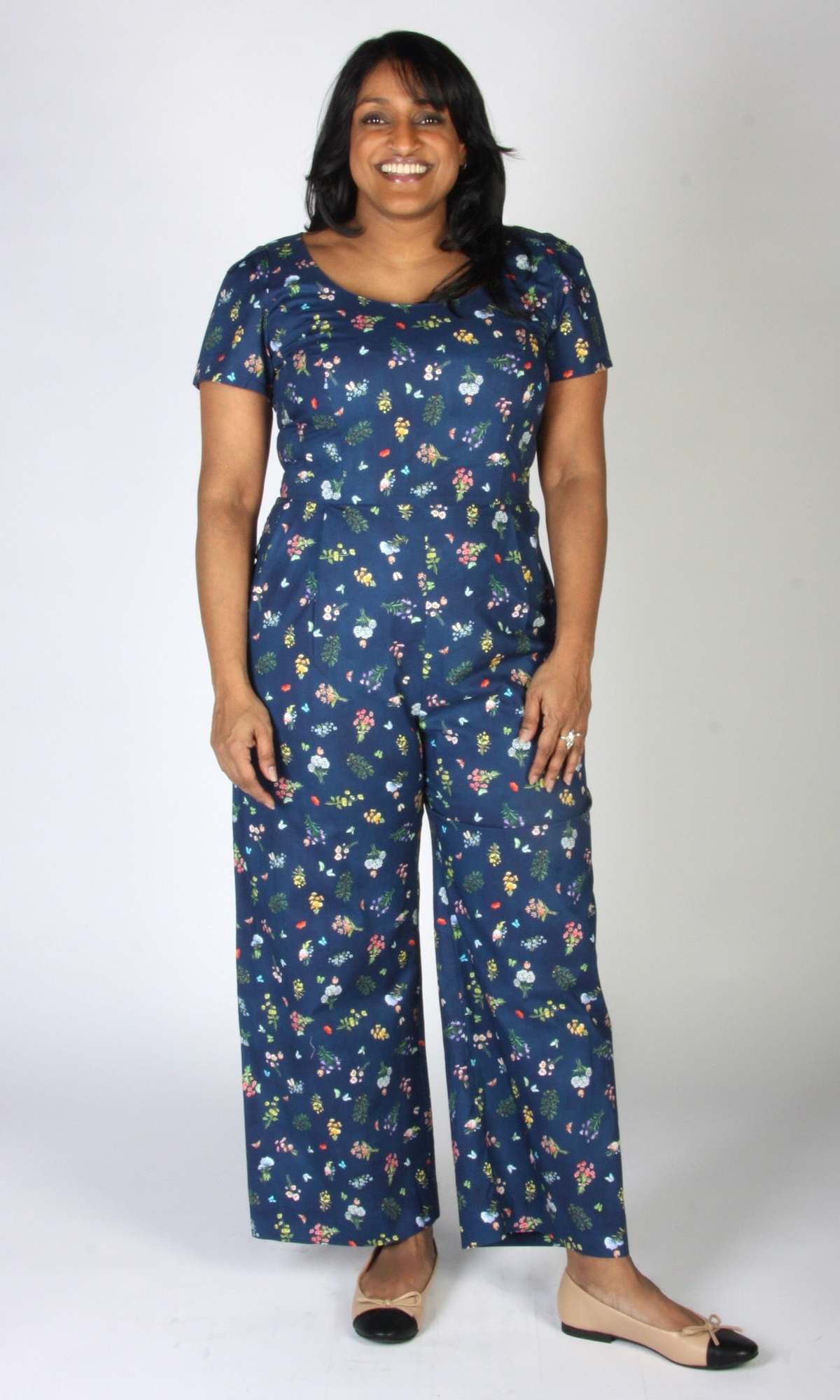 Birds of North America Whinchat Gatherer Jumpsuit - Navy Blue - Image 5 of 10