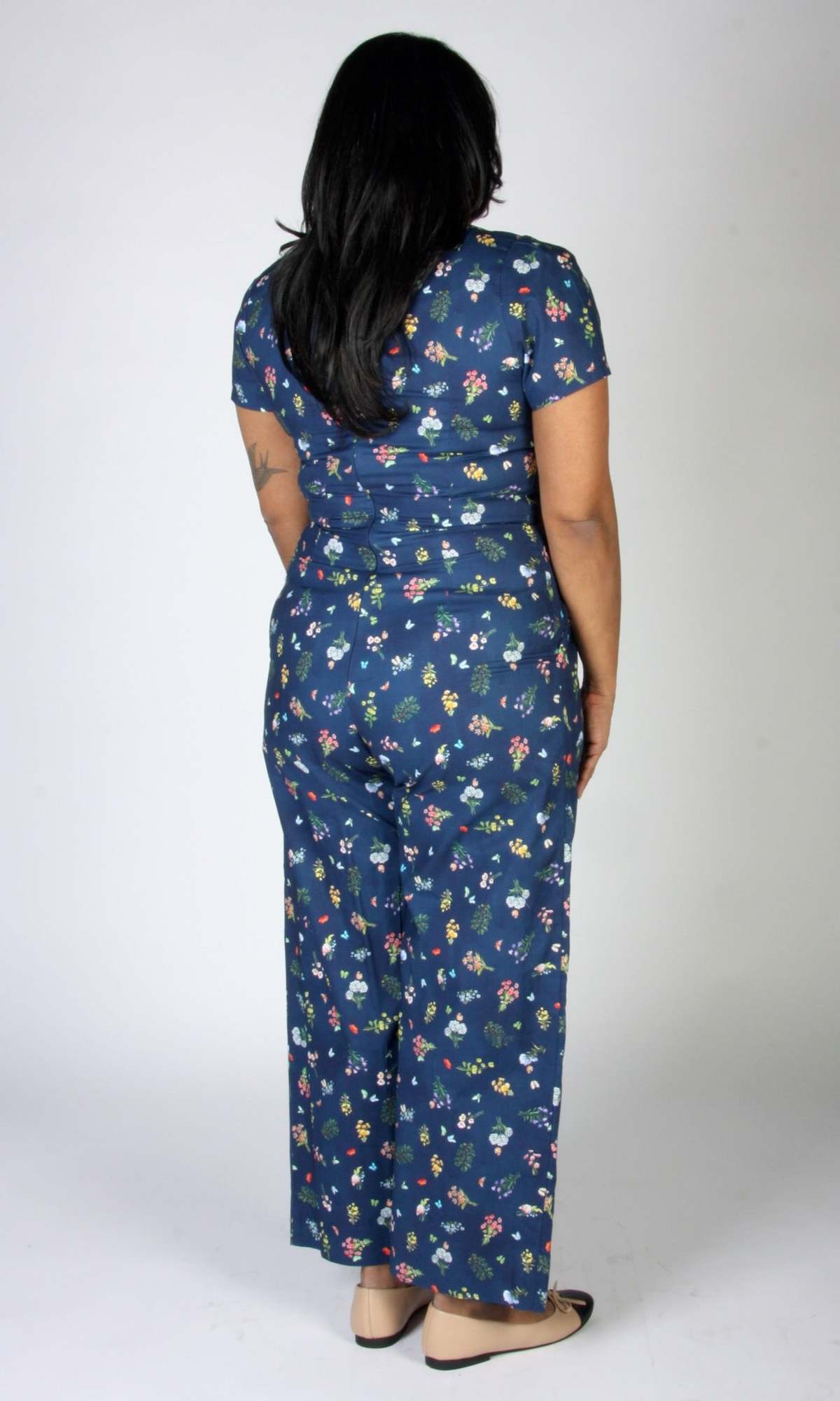 Birds of North America Whinchat Gatherer Jumpsuit - Navy Blue - Image 9 of 10