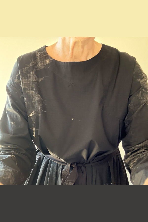 Pas de Calais Checkered Dress - Black