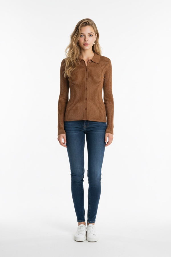 360 Cashmere Madeline Sweater - Chestnut