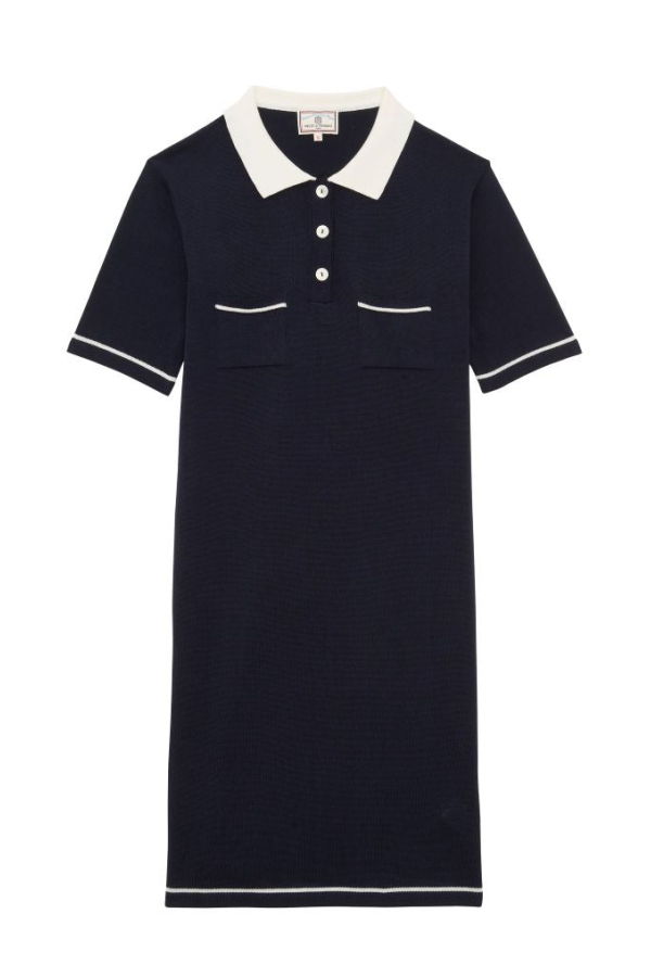 Ines de la Fressange Clarisse Polo Dress