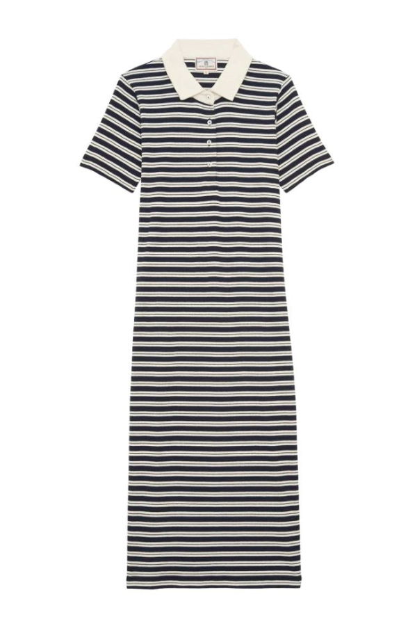 Ines de la Fressange Romane Polo Dress