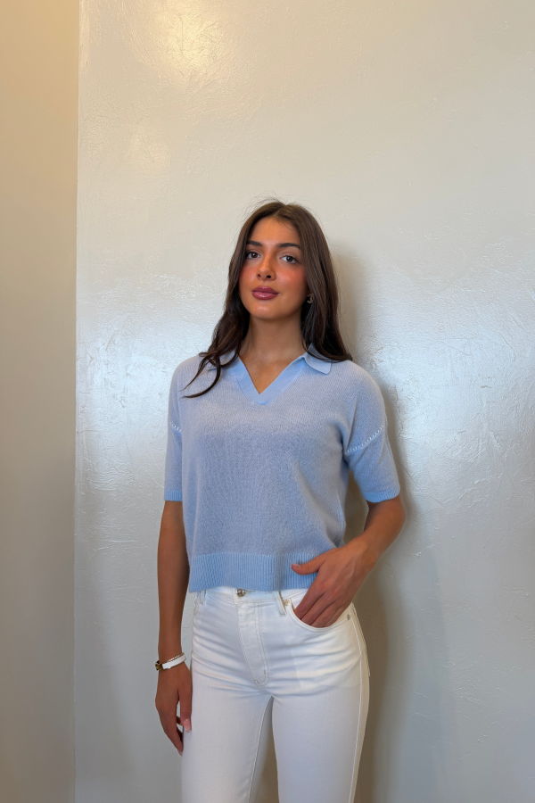 NOT SHY Cachemire Polo Nour Top