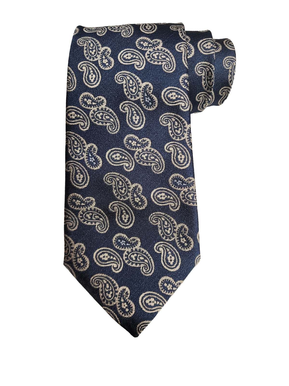 Etro Jacquard Paisley Print Silk Tie - Blue - Image 1 of 1