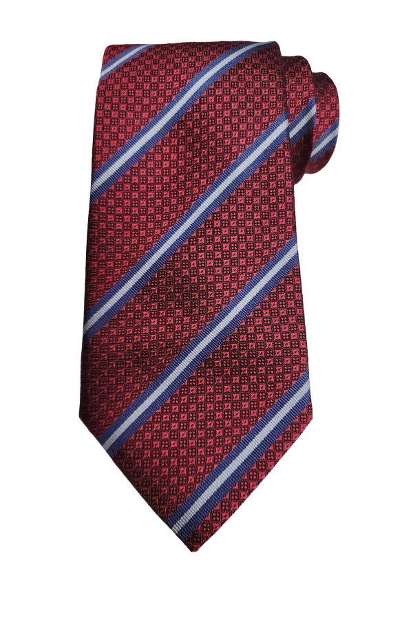 Etro Jacquard Paisley Print Silk Tie - Red