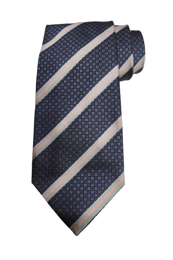 Etro Jacquard Paisley Print Silk Tie - Blue