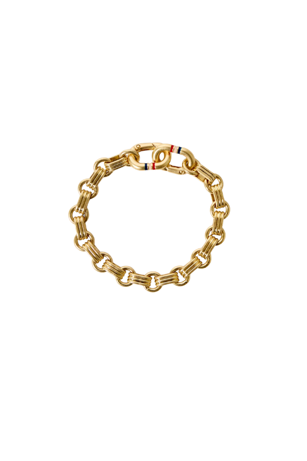 Clare V. Le Story Chain Bracelet - Gold