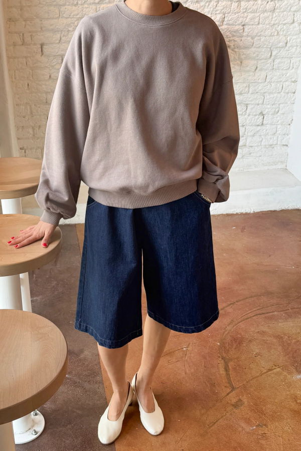 Le Bon Shoppe French Terry Core Sweatshirt - Mushroom