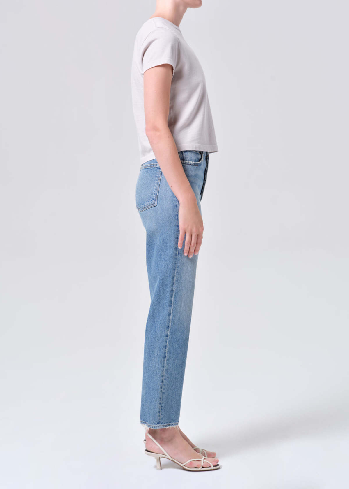 AGOLDE 90's Pinch Waist Crop Jeans - Image 5 of 7