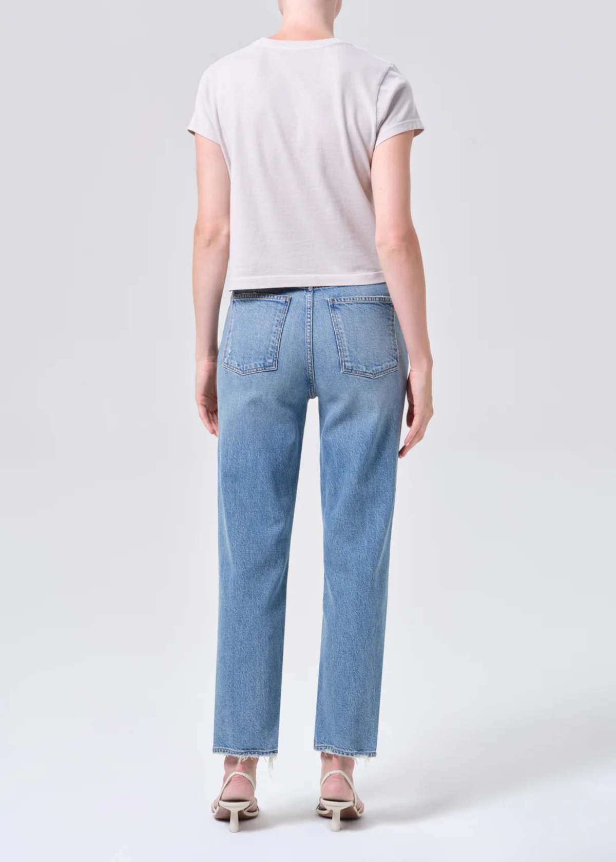 AGOLDE 90's Pinch Waist Crop Jeans - Image 6 of 7