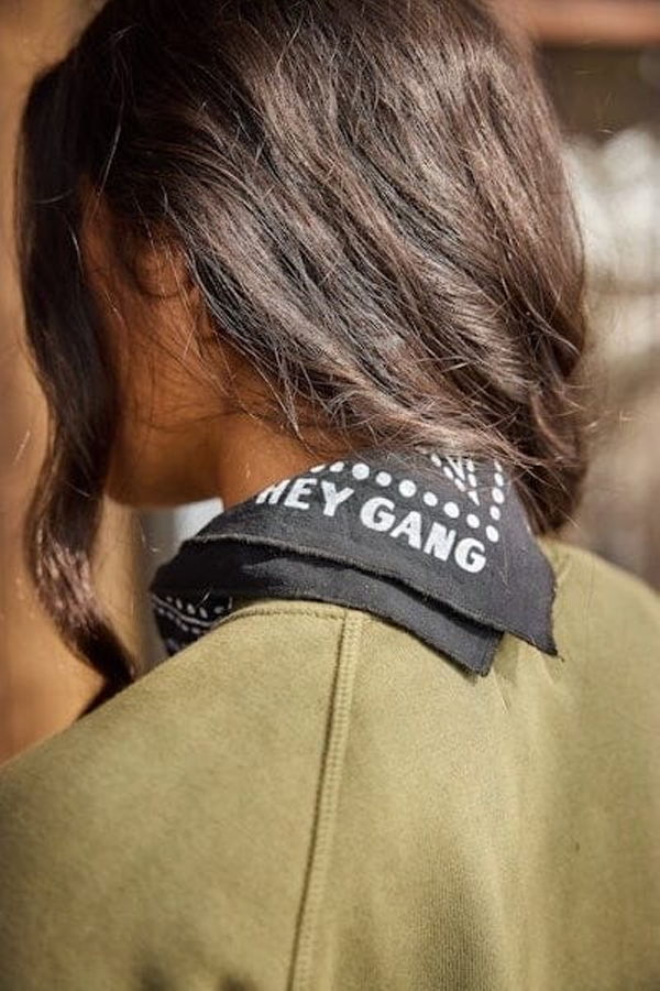 Hey Gang Bandana - Black