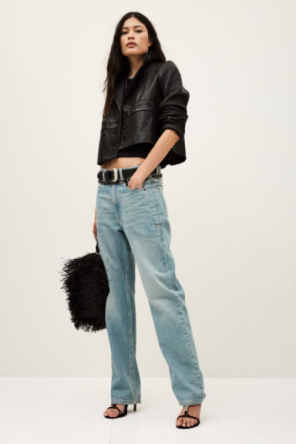 Ba&sh Borfeo Leather Jacket