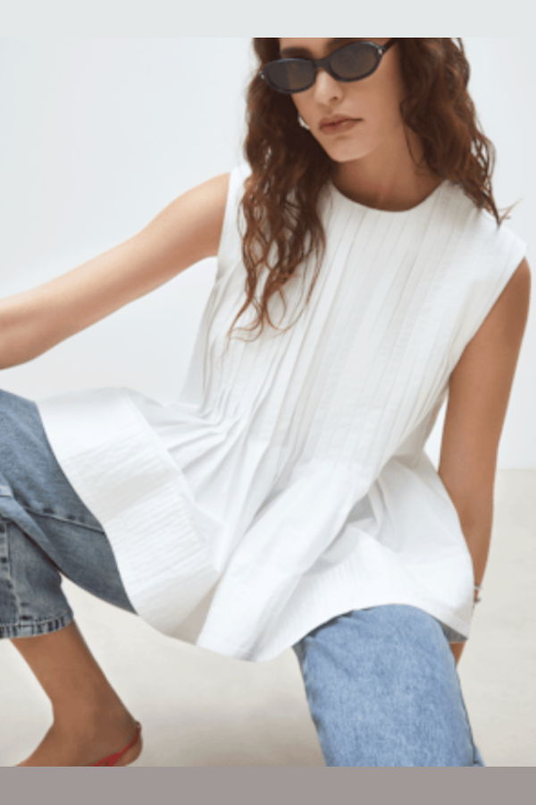 Suncoo Luigi Top - White