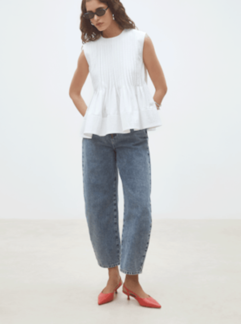 Suncoo Luigi Top - White