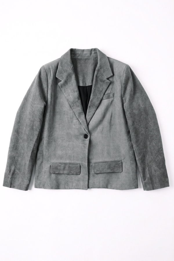 Colmillo de Morsa Gray Denim Blazer
