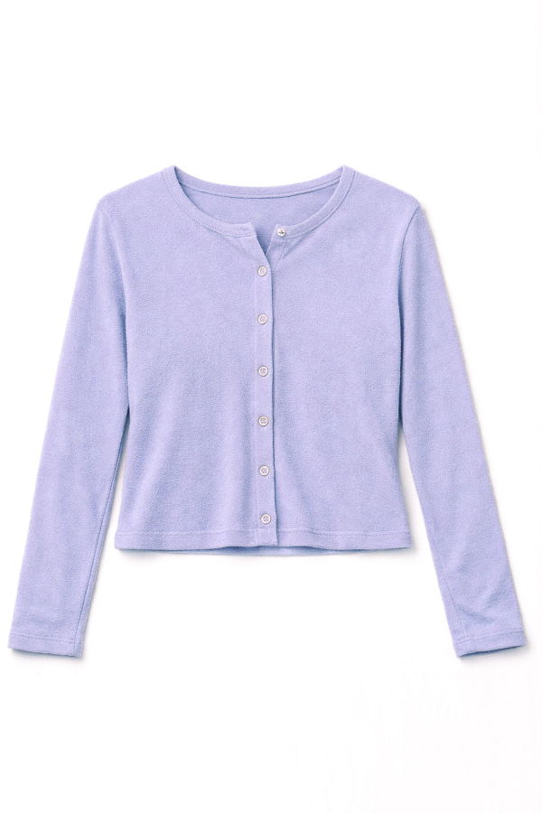 Colmillo de Morsa Minimal Cardigan - Towel Cardigan