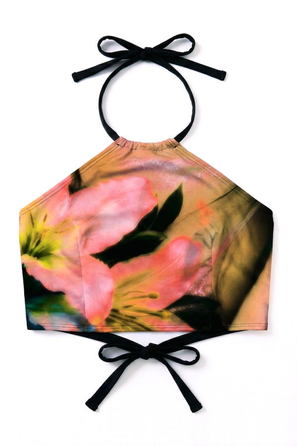 Colmillo de Morsa Printed Crop Top Skirt