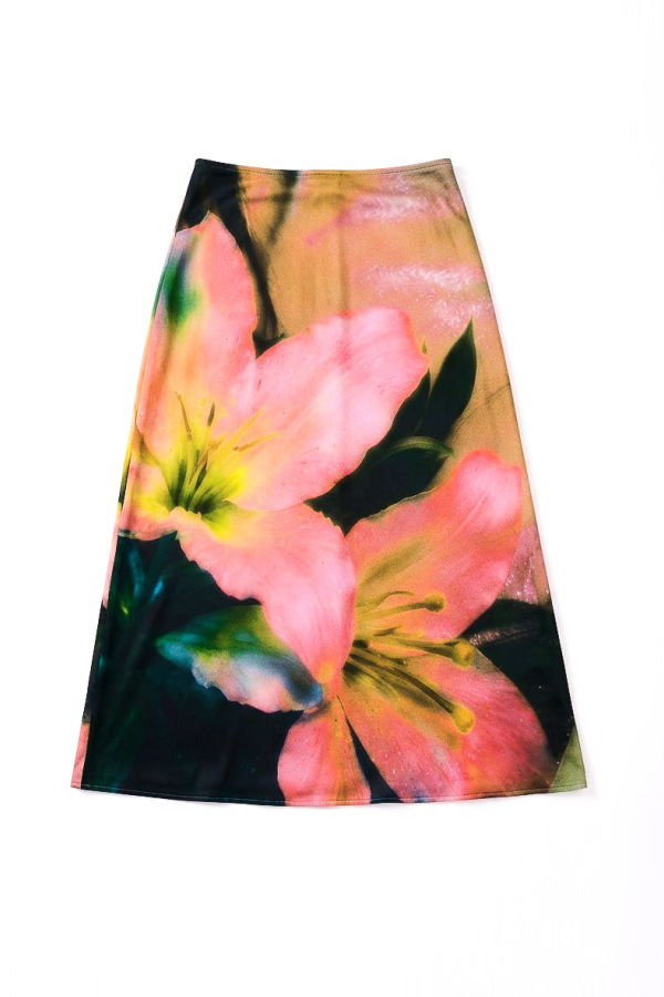 Colmillo de Morsa Printed Skirt - Pink