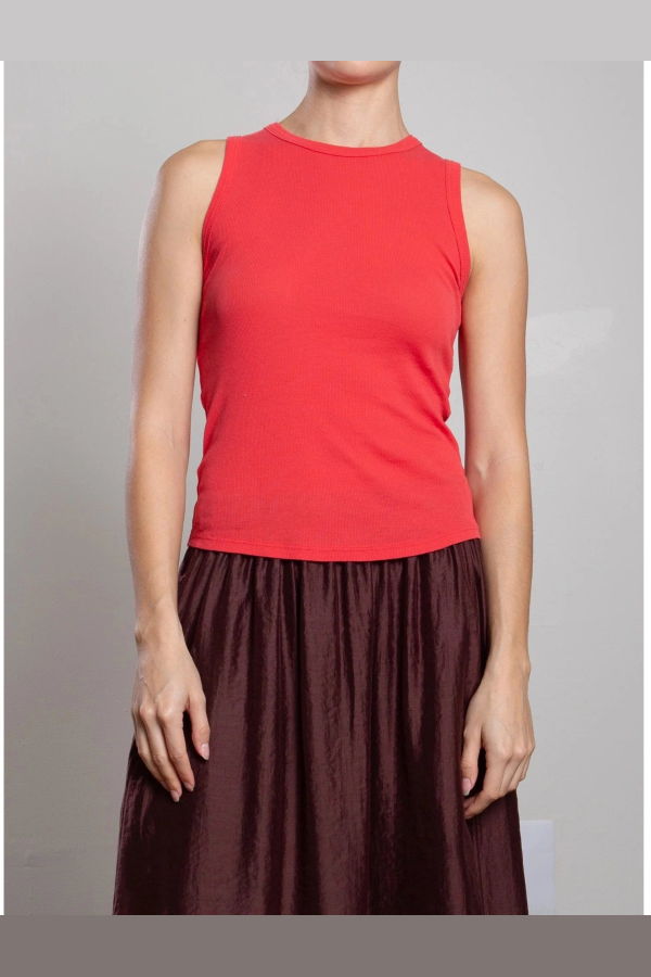 Pharaoh Athena Tank in Lightweight Rib Tank - Poppy