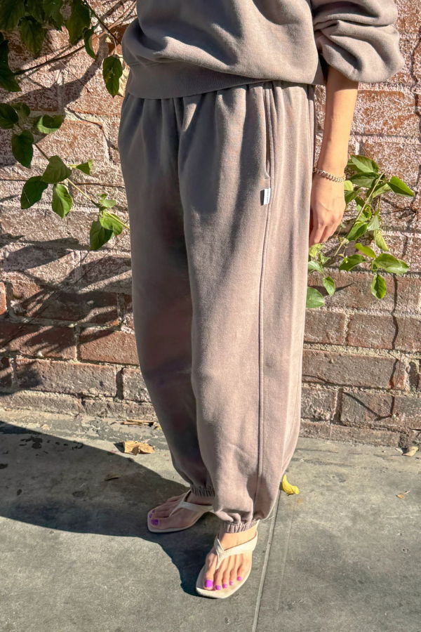 Le Bon Shoppe French Terry Balloon Pant - Mushroom