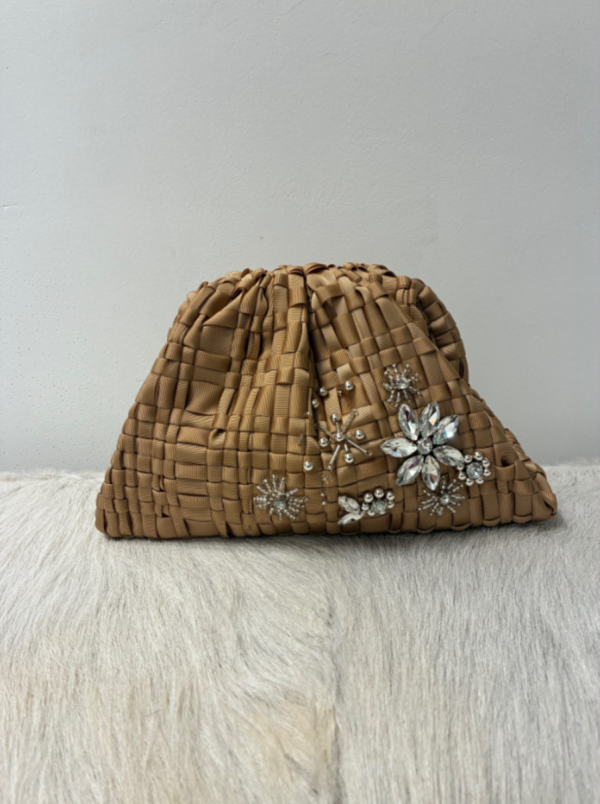 Maria La Rosa Precious Mini Game Handbag - Nude Maria La Rosa Precious Mini Game Handbag - Nude