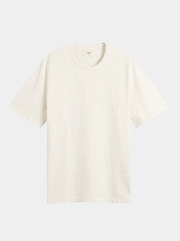FOLK Slub Embroidered Tee