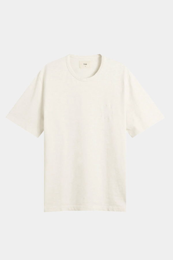 FOLK Slub Embroidered Tee