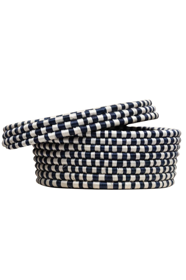 Indego Africa Lidded Storage Boxes Set of 2