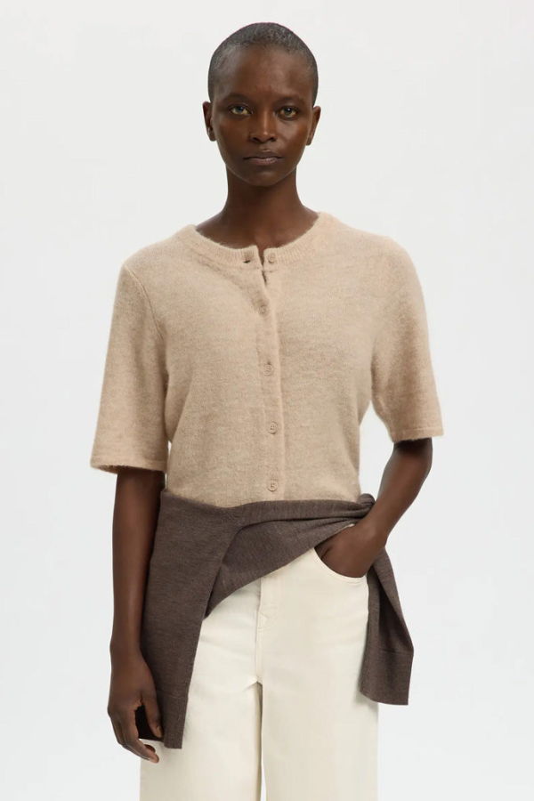 Selected Femme Lulu Short Sleeve Cardigan