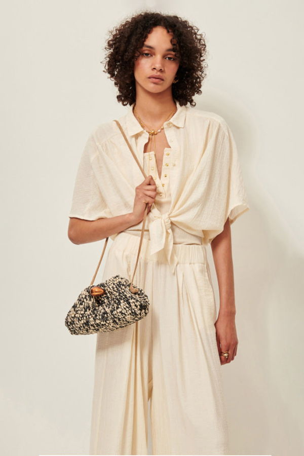 Sessun Alfassa Knotted Shirt