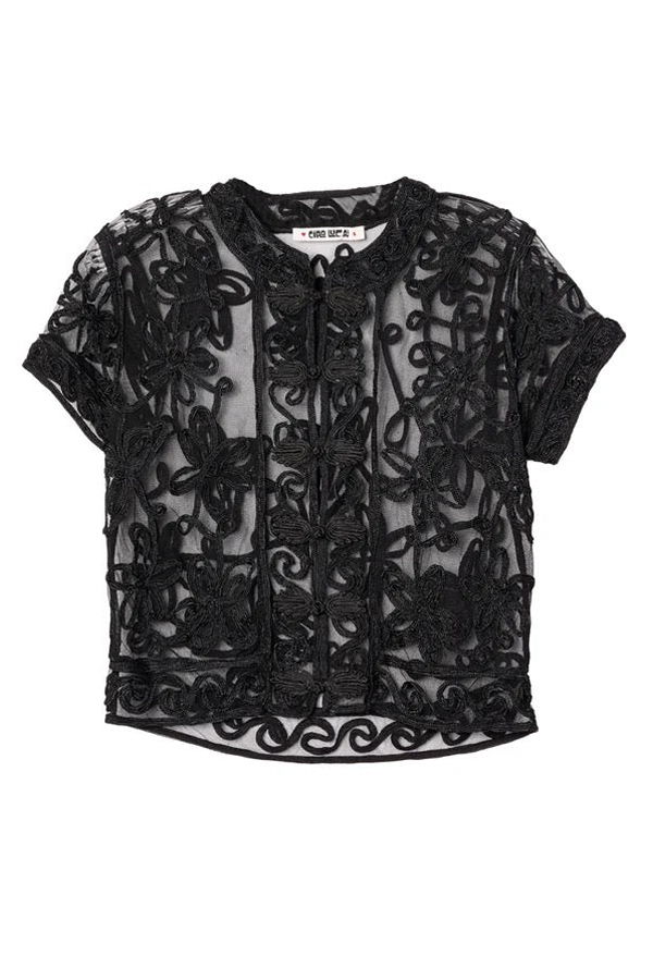 Ciao Lucia Nikola Soutache Top