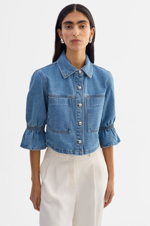 LAMARQUE Carolina Denim Jacket - Blue