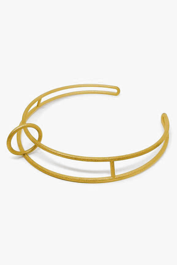 Metalepsis Projects Float Collar - Gold Plated Stainless Steel