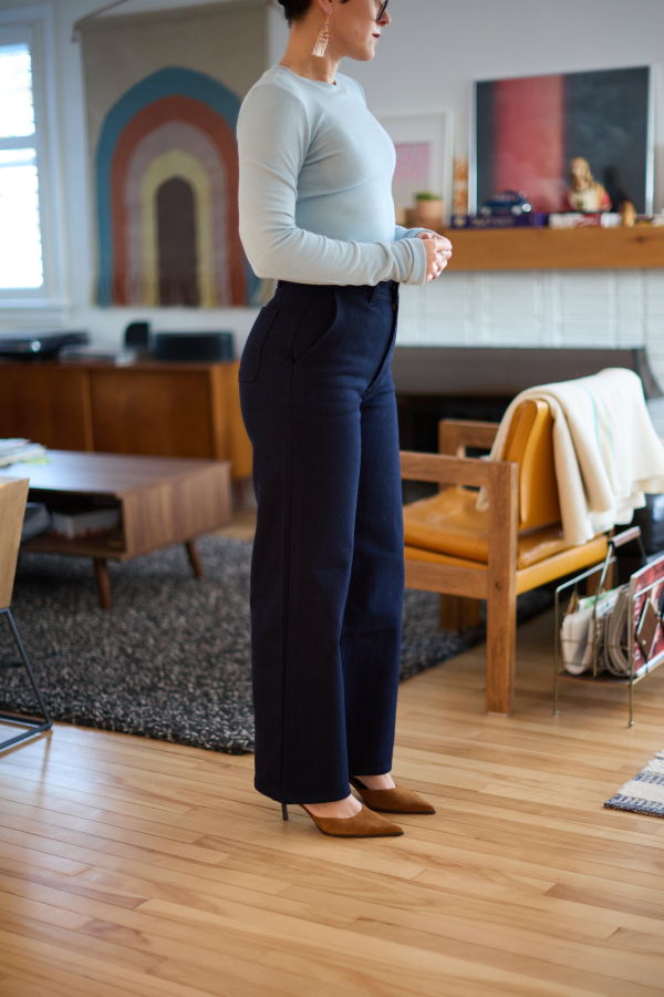 Naked & Famous Maudie Jeans Maekake Dobby - Indigo