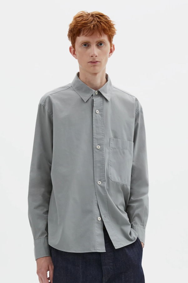 Margaret Howell Basic Shirt Compact Cotton Poplin
