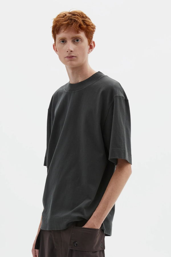 Margaret Howell Flatlock Crew Matte Jersey Tee